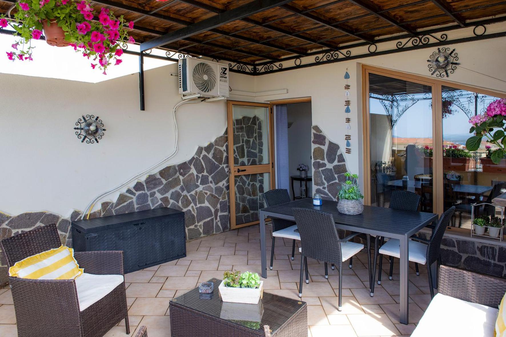 Casa I Gerani Vista Mare Leilighet Alghero Eksteriør bilde